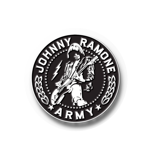 Johnny Ramone Army Enamel Pin